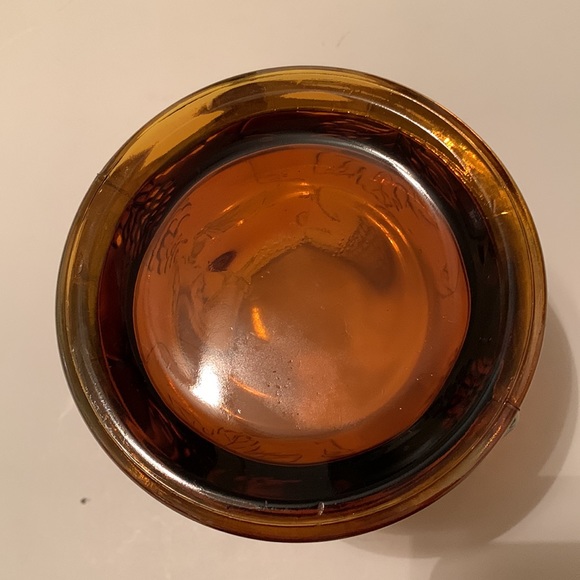 Vintage Amber Carnival Glass Wine Holder - Picture 5 of 6